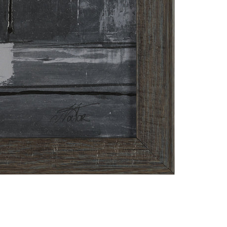 Community 4A by Mercana Studio Hand-Embellished Textured Framed Artwork Matted by Mercana at Eve Furniture