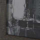 Community 4A by Mercana Studio Hand-Embellished Textured Framed Artwork Matted by Mercana at Eve Furniture