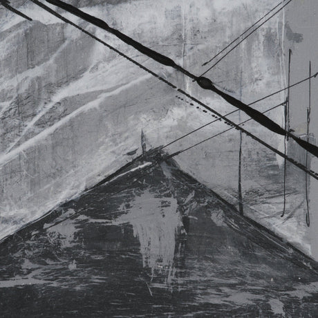 Community 4A by Mercana Studio Hand-Embellished Textured Framed Artwork Matted by Mercana at Eve Furniture