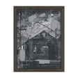 Community 4A by Mercana Studio Hand-Embellished Textured Framed Artwork Matted by Mercana at Eve Furniture