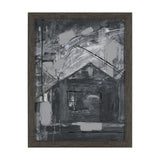 Community 4A by Mercana Studio Hand-Embellished Textured Framed Artwork Matted by Mercana at Eve Furniture