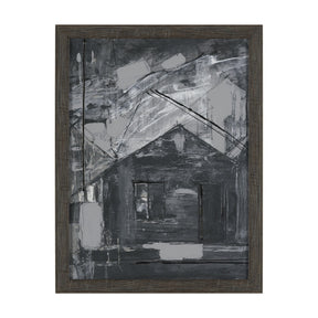 Community 4A by Mercana Studio Hand-Embellished Textured Framed Artwork Matted by Mercana at Eve Furniture