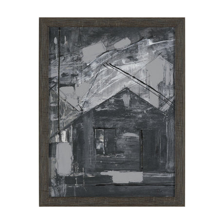 Community 4A by Mercana Studio Hand-Embellished Textured Framed Artwork Matted by Mercana at Eve Furniture