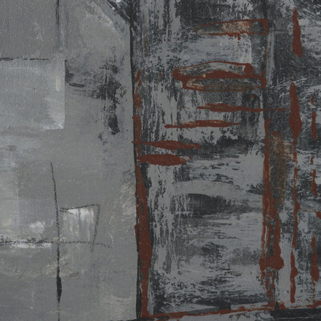 Community 4B by Mercana Studio Hand-Embellished Textured Framed Artwork Matted by Mercana at Eve Furniture