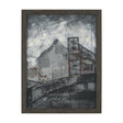 Community 4B by Mercana Studio Hand-Embellished Textured Framed Artwork Matted by Mercana at Eve Furniture