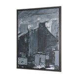 Community 4C by Mercana Studio Hand-Embellished Textured Framed Canvas Artwork by Mercana at Eve Furniture