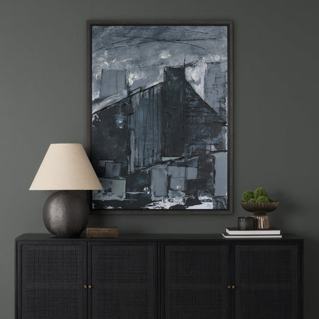 Community 4C by Mercana Studio Hand-Embellished Textured Framed Canvas Artwork by Mercana at Eve Furniture