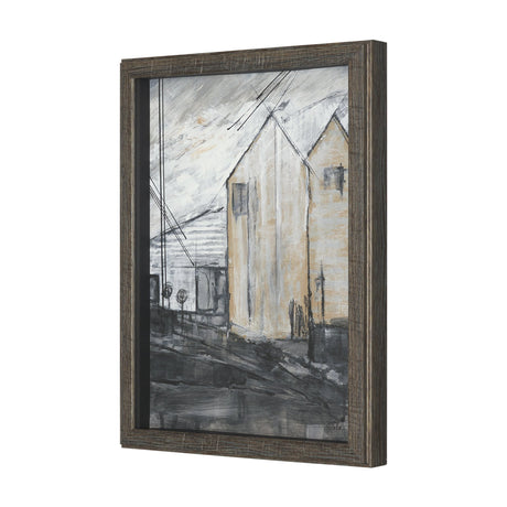 Community 4D by Mercana Studio Framed Artwork Matted under Glass by Mercana at Eve Furniture