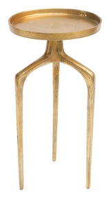 Como Antique Gold Accent Table Set (2-Piece) by Zuomod at Eve Furniture
