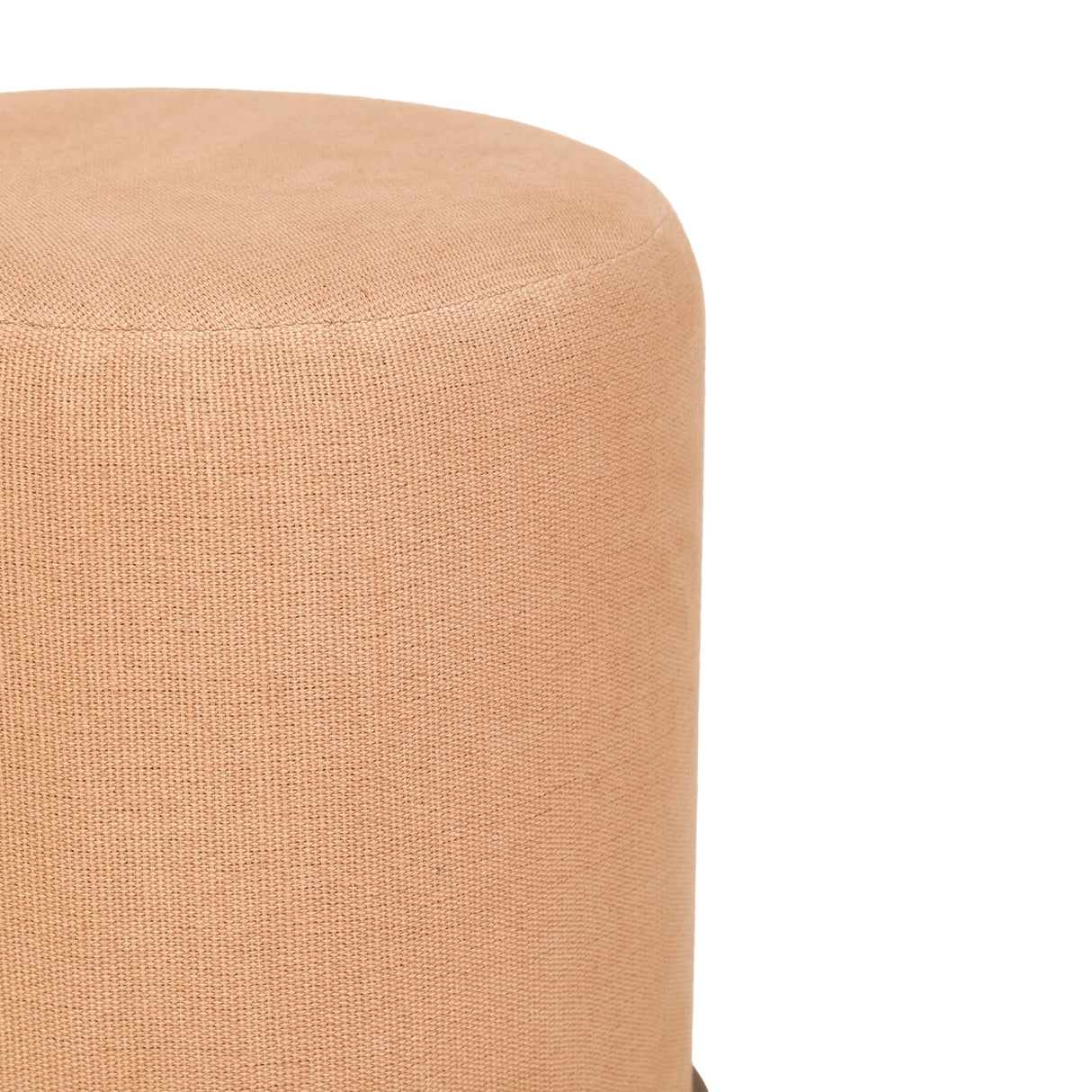Como Burl and Cotton Jute Contract-Grade Accent Stool by TOV Furniture at Eve Furniture
