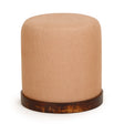 Como Burl and Cotton Jute Contract-Grade Accent Stool by TOV Furniture at Eve Furniture
