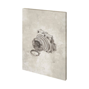 Compass Camera Bronze I by Mercana Studio a Hand Embellished Textured Canvas by Mercana at Eve Furniture
