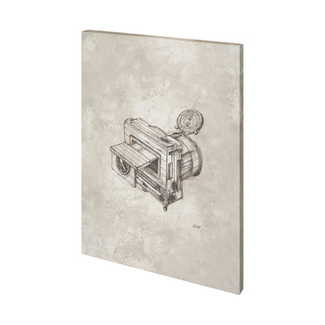 Compass Camera Bronze II by Mercana Studio a Hand Embellished Textured Canvas by Mercana at Eve Furniture