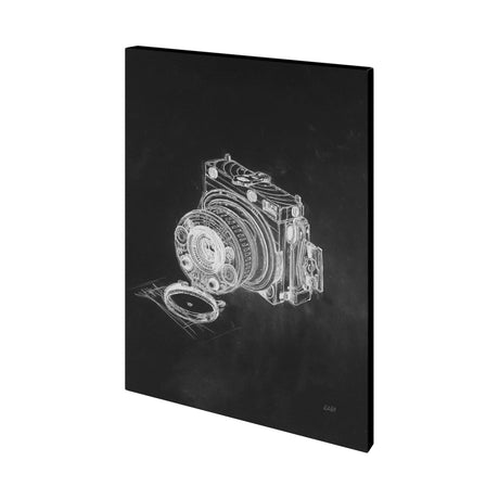 Compass Camera I by Mercana Studio a Hand Embellished Textured Canvas by Mercana at Eve Furniture
