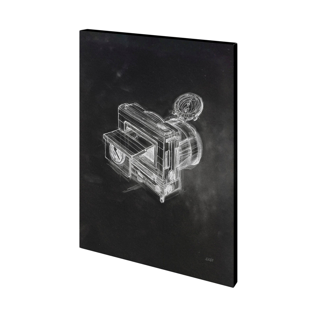 Compass Camera II by Mercana Studio a Hand Embellished Textured Canvas by Mercana at Eve Furniture