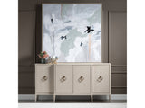 Composure Green/White Canvas by Crestview at Eve Furniture