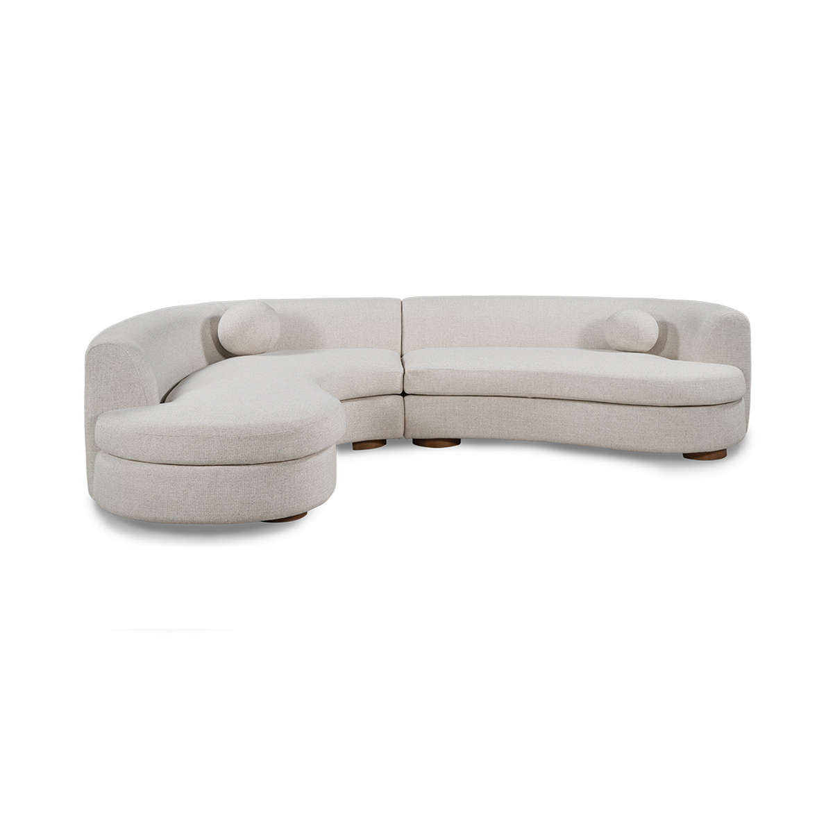 Concord 2 Piece Sectional - Ivory by Classic Home at Eve Furniture