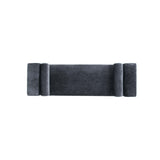 Concord Bench in Black by Manhattan Comfort at Eve Furniture