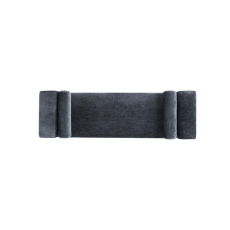 Concord Bench in Black by Manhattan Comfort at Eve Furniture