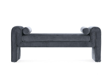 Concord Bench in Black by Manhattan Comfort at Eve Furniture