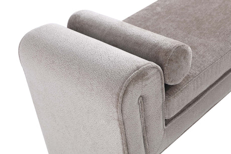 Concord Bench in Dove by Manhattan Comfort at Eve Furniture