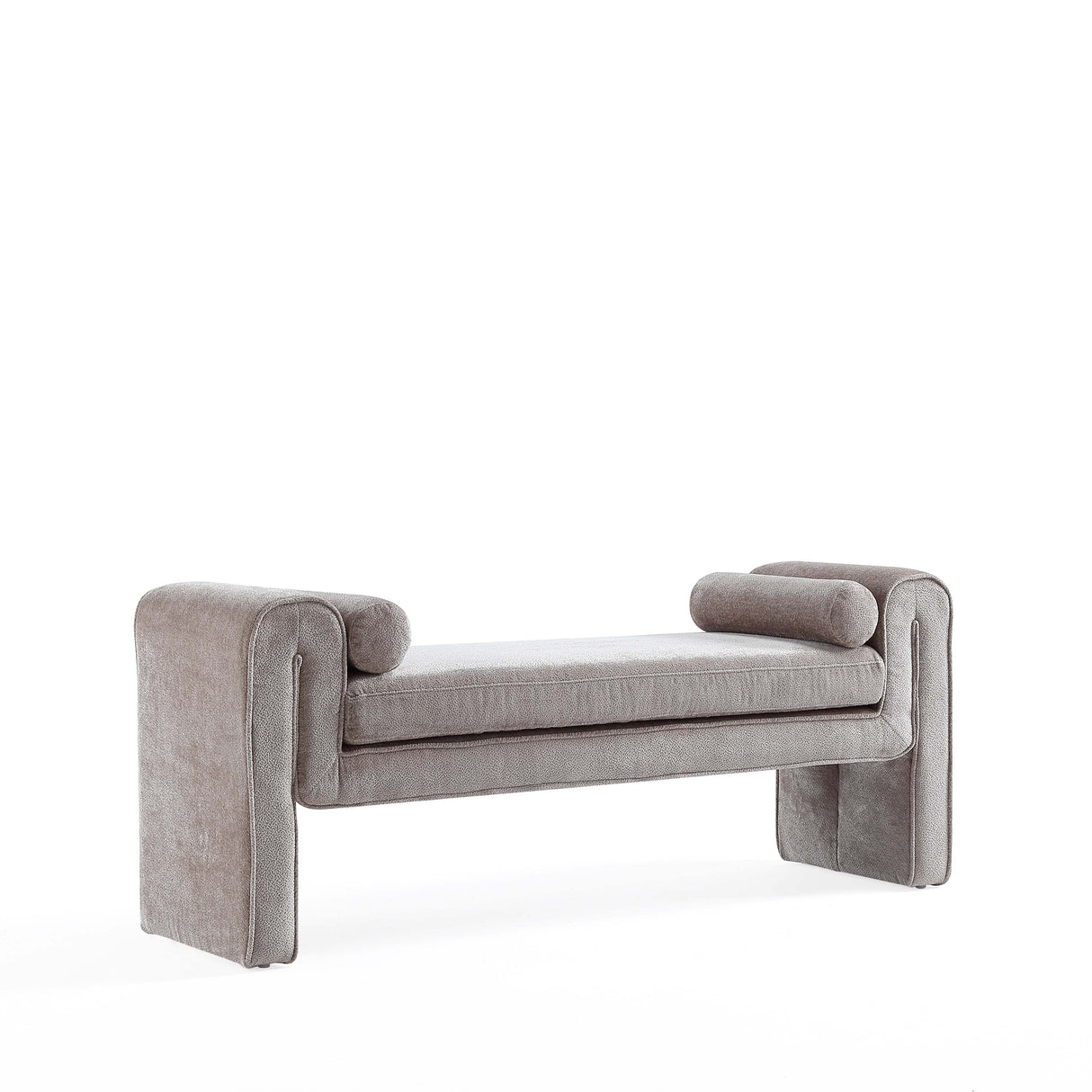 Concord Bench in Dove by Manhattan Comfort at Eve Furniture