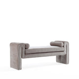 Concord Bench in Dove by Manhattan Comfort at Eve Furniture