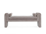Concord Bench in Dove by Manhattan Comfort at Eve Furniture