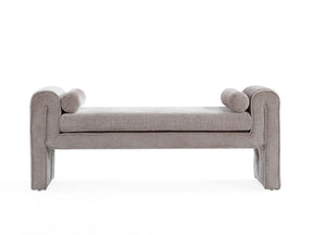 Concord Bench in Dove by Manhattan Comfort at Eve Furniture