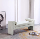 Concord Bench in Ivory by Manhattan Comfort at Eve Furniture