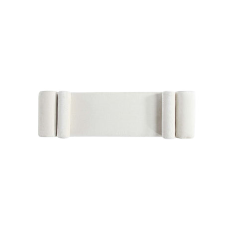 Concord Bench in Ivory by Manhattan Comfort at Eve Furniture