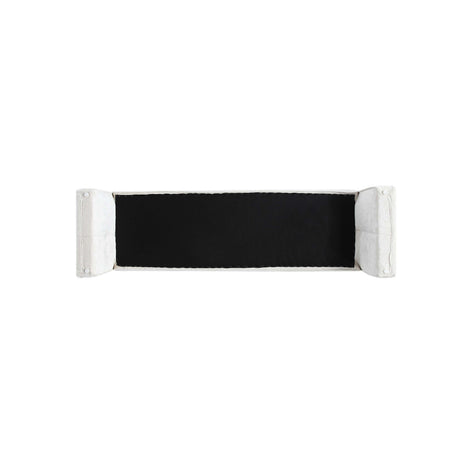 Concord Bench in Ivory by Manhattan Comfort at Eve Furniture