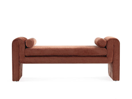 Concord Bench in Terracotta by Manhattan Comfort at Eve Furniture