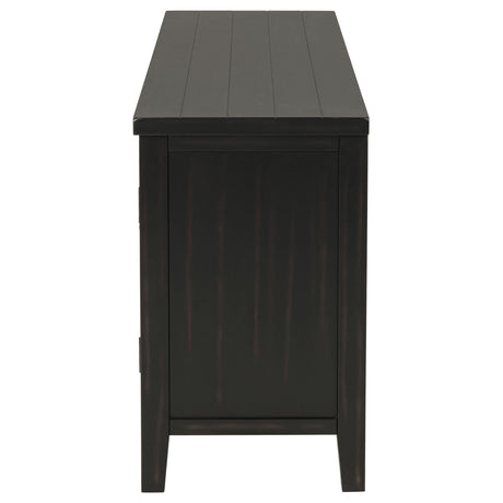 Concord Distressed Java 2-Door TV Stand Console by Coaster at Eve Furniture