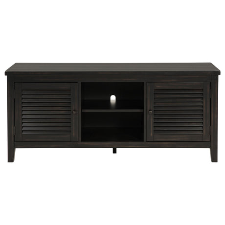 Concord Distressed Java 2-Door TV Stand Console by Coaster at Eve Furniture