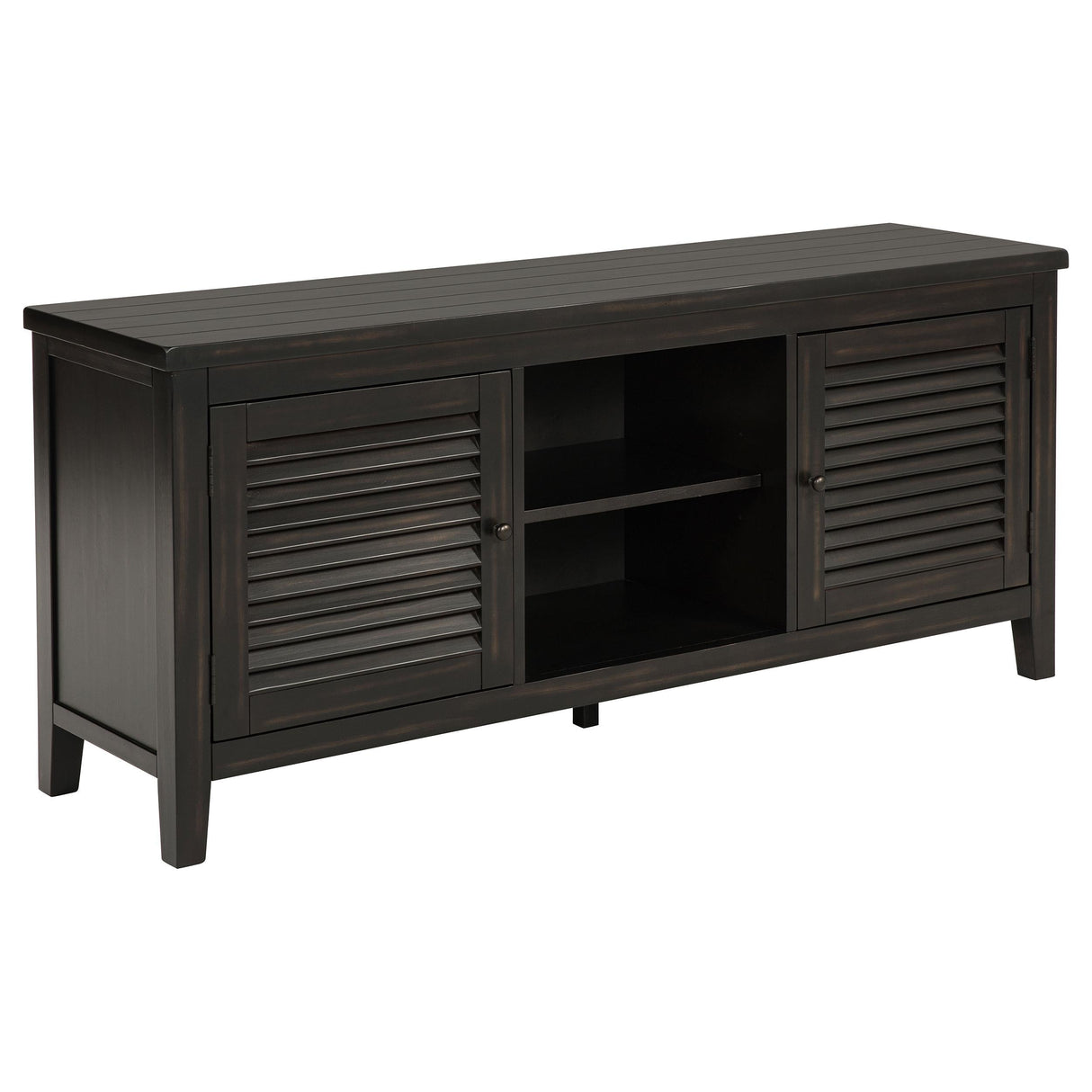 Concord Distressed Java 2-Door TV Stand Console by Coaster at Eve Furniture