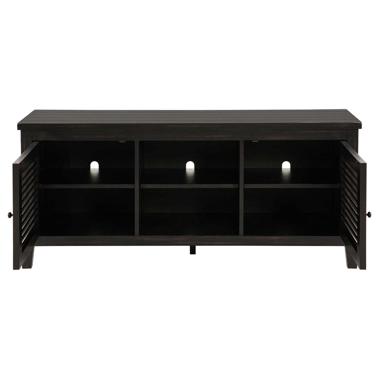 Concord Distressed Java 2-Door TV Stand Console by Coaster at Eve Furniture