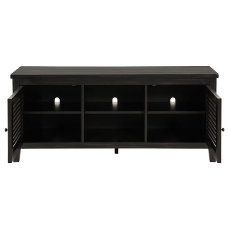 Concord Distressed Java 2-Door TV Stand Console by Coaster at Eve Furniture