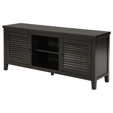 Concord Distressed Java 2-Door TV Stand Console by Coaster at Eve Furniture