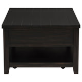 Concord Distressed Java 2-Drawer Rectangular Coffee Table by Coaster at Eve Furniture