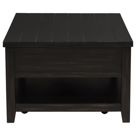 Concord Distressed Java 2-Drawer Rectangular Coffee Table by Coaster at Eve Furniture