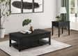 Concord Distressed Java 2-Piece Coffee and End Table Set by Coaster at Eve Furniture
