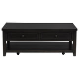 Concord Distressed Java 3-Piece Coffee and End Table Set by Coaster at Eve Furniture