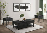 Concord Distressed Java 3-Piece Coffee and End Table Set by Coaster at Eve Furniture