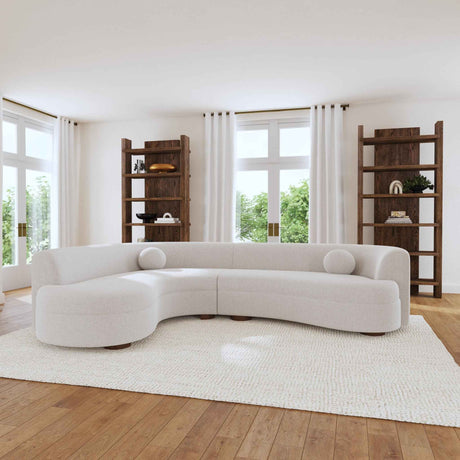 Concord Ivory 2 Piece Sectional by Classic Home at Eve Furniture