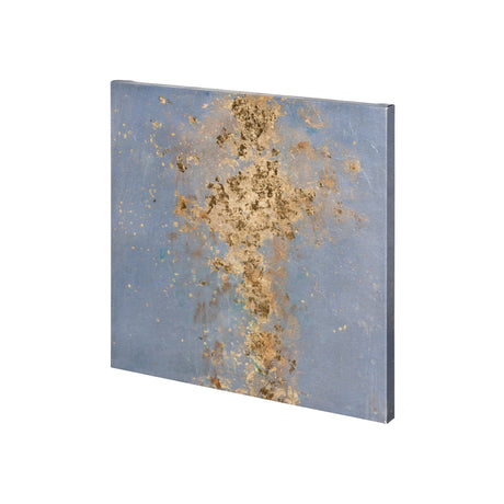 Concrete Gold 1 by Mercana Studio a Hand Embellished Textured Canvas by Mercana at Eve Furniture