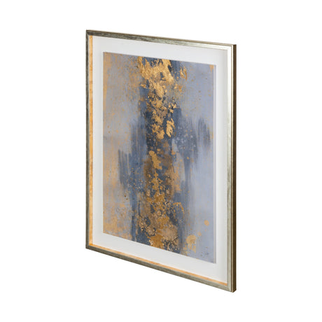 Concrete Gold 2 by Altamura a Hand Embellished Textured Framed Art Print Matted under Glass by Mercana at Eve Furniture
