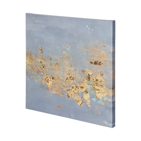 Concrete Gold 3 by Mercana Studio a Hand Embellished Textured Canvas by Mercana at Eve Furniture