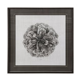Cone of View I by Mercana Studio a Hand Embellished Textured Framed Art Print Matted under Glass by Mercana at Eve Furniture