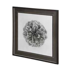 Cone of View I by Mercana Studio a Hand Embellished Textured Framed Art Print Matted under Glass by Mercana at Eve Furniture